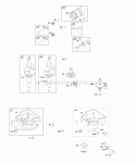 Camshaft Crankcase CoverSump Crankshaft PistonRingsConnecting Rod Diagram and Parts List for 09D902-2001-E1  Briggs and Stratton Engine